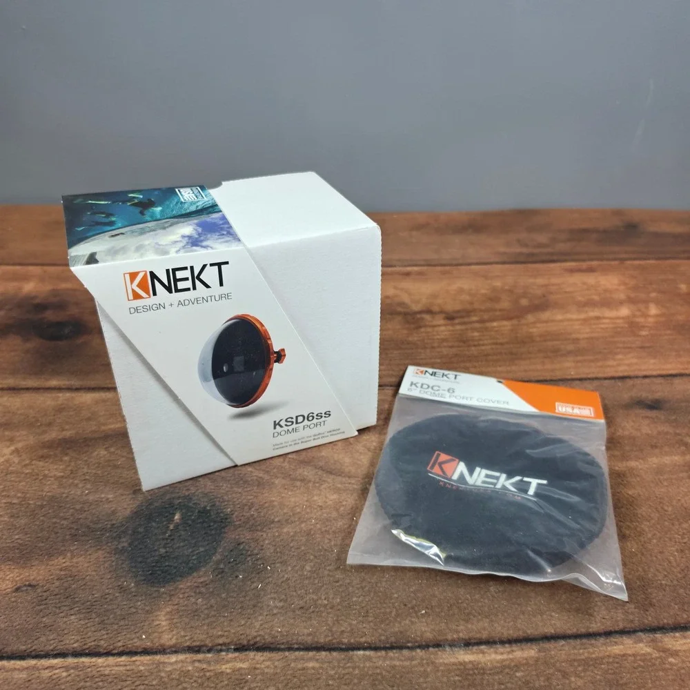 KNEKT KSD6ss Dome Port GoPro HERO3 HERO4 One Size Clear New Underwater Housing